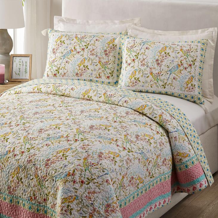Houseware Plow & Hearth Ava Cotton Quilt 3-Piece Set - Full/Queen NFLB2666