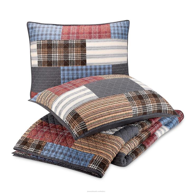 Houseware Plow & Hearth Cabinside Cotton Quilt 3-Piece Set - Full/Queen NFLB2653