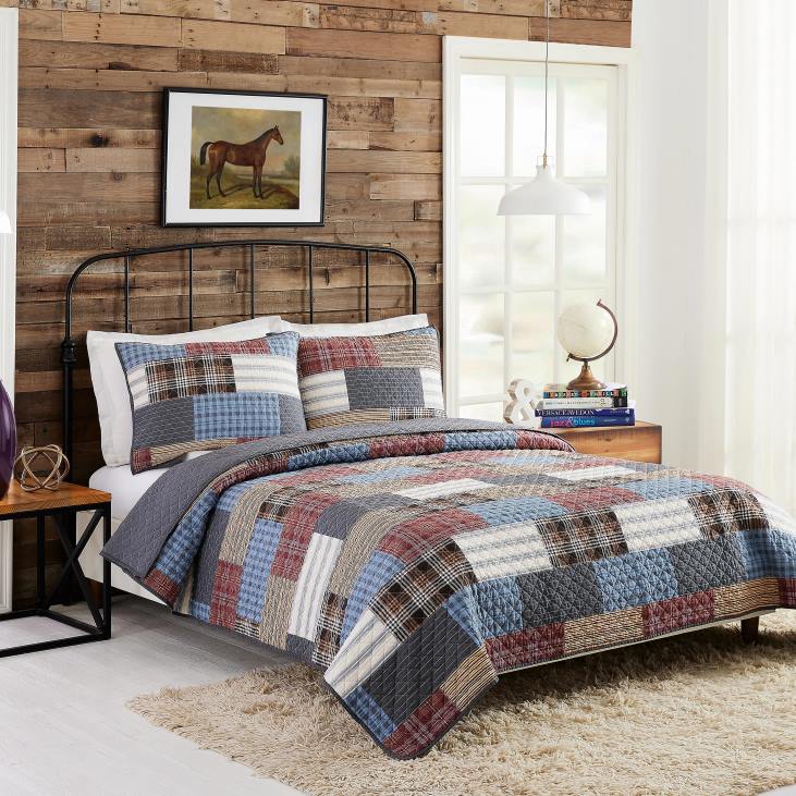 Houseware Plow & Hearth Cabinside Cotton Quilt 3-Piece Set - Full/Queen NFLB2653
