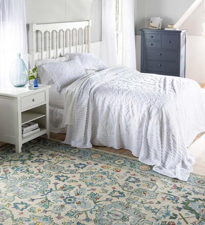 Houseware Plow & Hearth Juliet Tufted Cotton Chenille Bedding NFLB2652