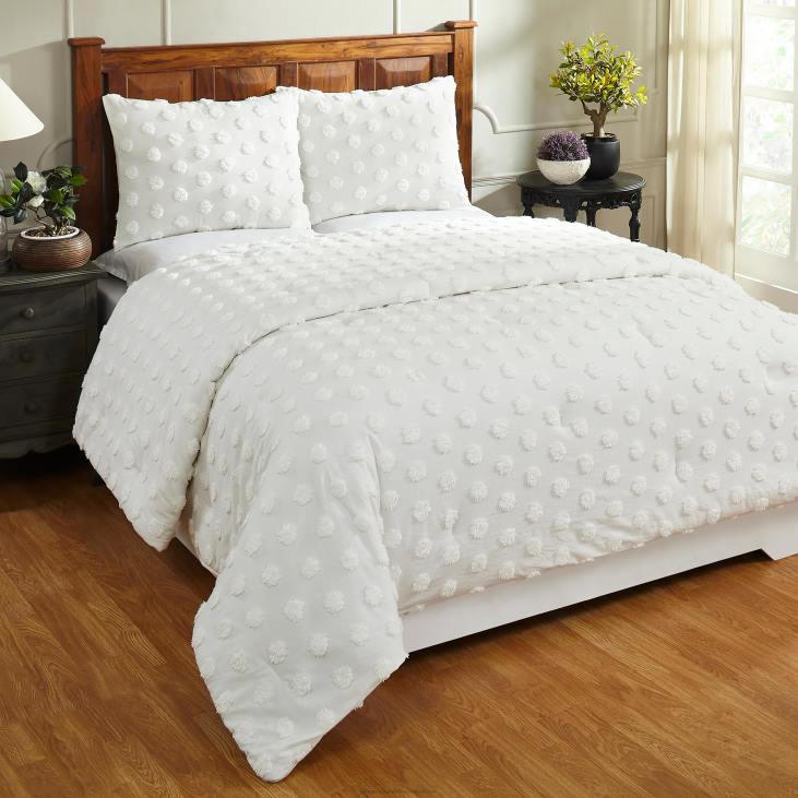 Houseware Plow & Hearth Sloane Cotton Comforter with Shams Set - Blue - King NFLB2659