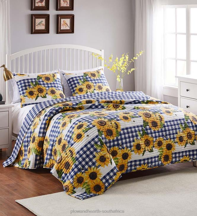 Houseware Plow & Hearth Sunflower Fields Quilted Bedding Set, NFLB2677