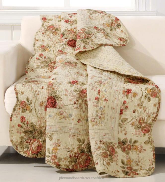 Houseware Plow & Hearth Vintage Rose Garden Quilt Set NFLB2667