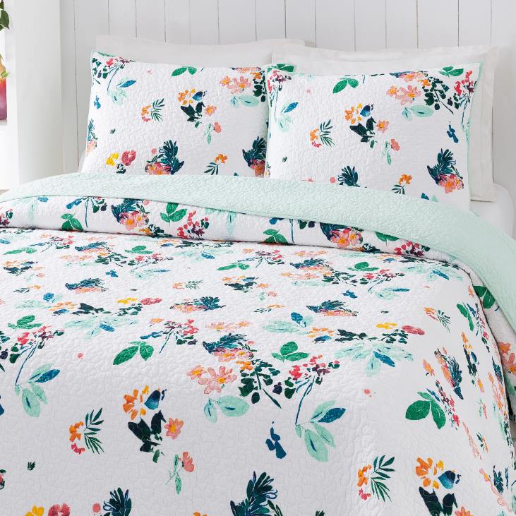 Houseware Plow & Hearth Violet Cotton Quilt Set - King NFLB2675