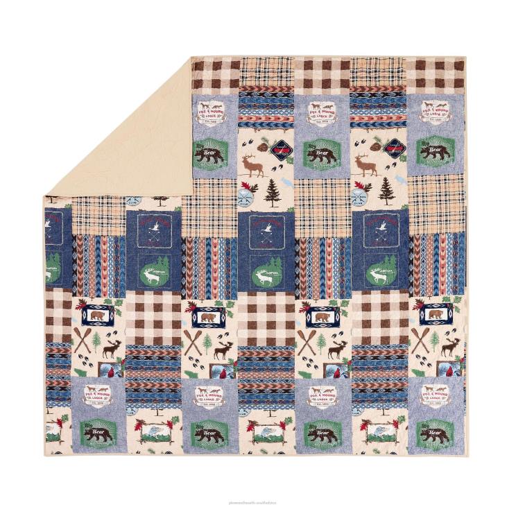 Houseware Plow & Hearth Wilderness Cotton Quilt 3-Piece Set - Full/Queen NFLB2658