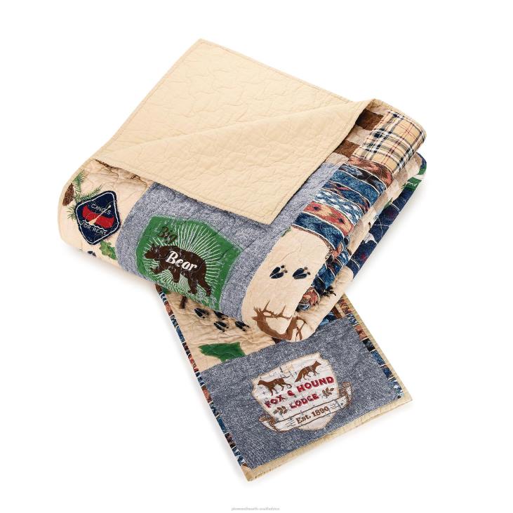 Houseware Plow & Hearth Wilderness Cotton Quilt 3-Piece Set - Full/Queen NFLB2658