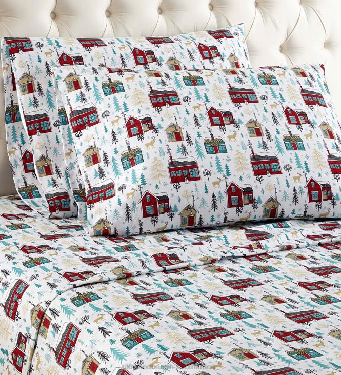 Houseware Plow & Hearth Cabins Micro Flannel Sheet Set NFLB2681