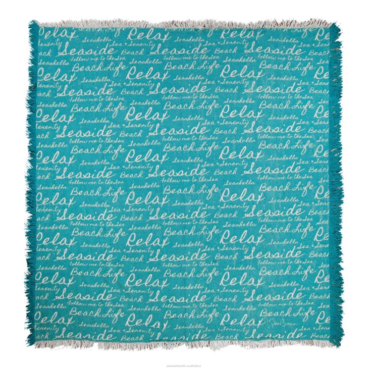 Houseware Plow & Hearth Beach Life Damask Tapestry Throw NFLB2697