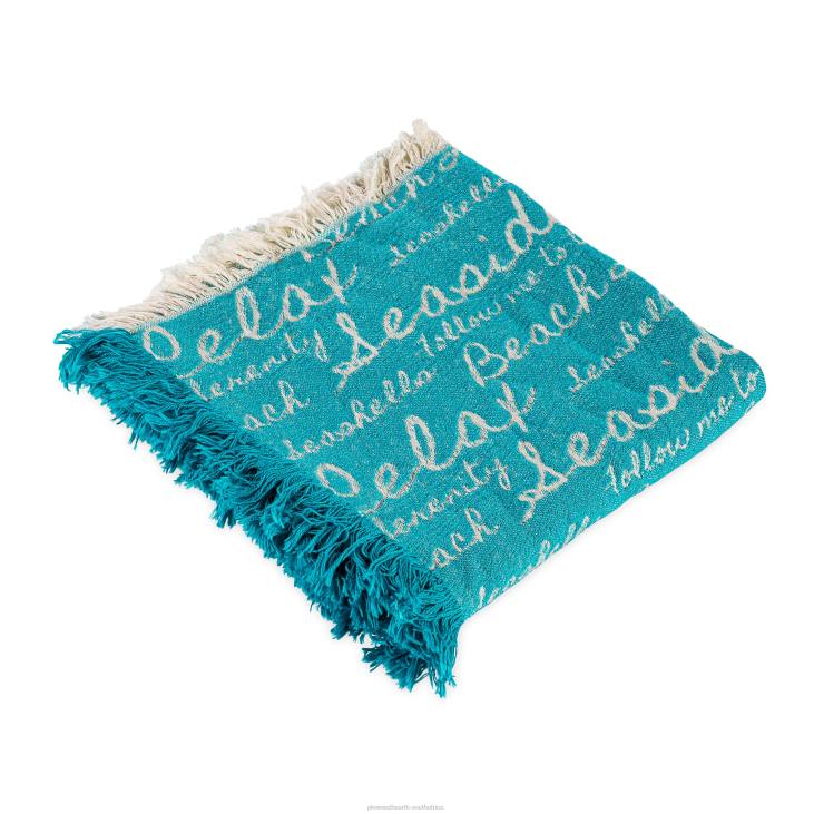 Houseware Plow & Hearth Beach Life Damask Tapestry Throw NFLB2697