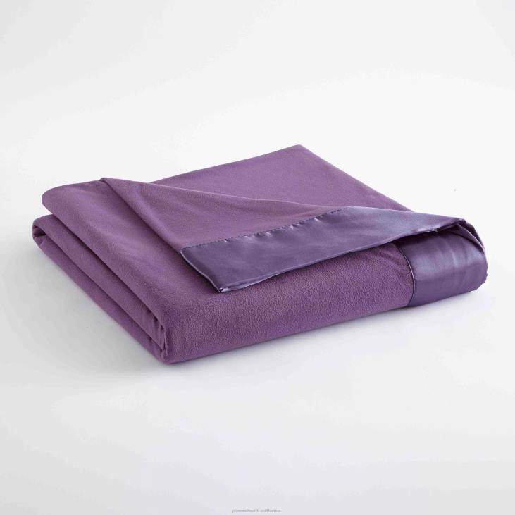 Houseware Plow & Hearth Lightweight Micro Flannel Year Round Blanket - Amethyst - King NFLB2688