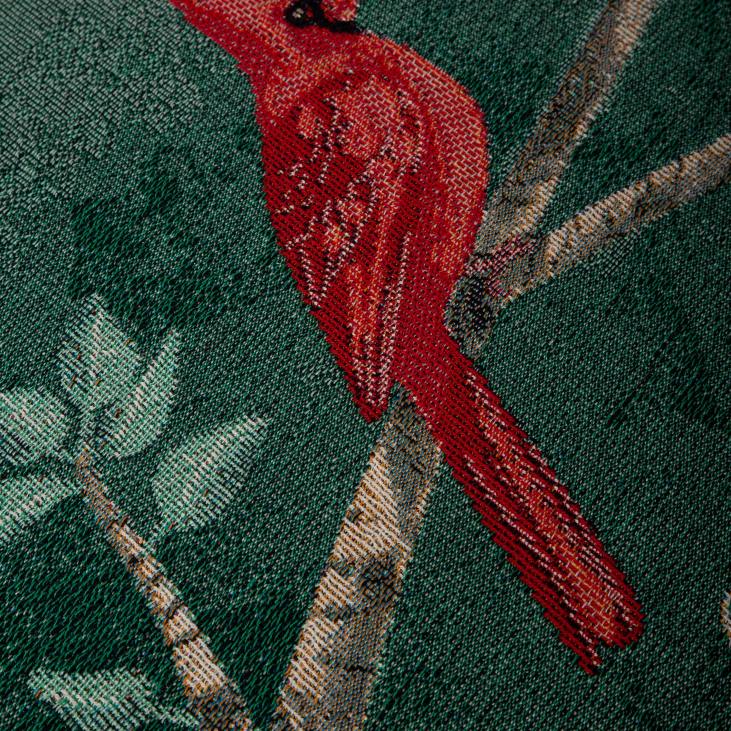Houseware Plow & Hearth USA-Made Cardinal Message Cotton Tapestry Throw NFLB783