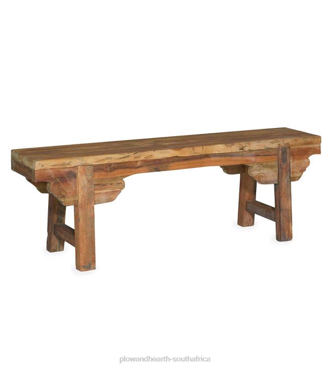 Houseware Plow & Hearth Myra Mindi Wood Bench NFLB2065