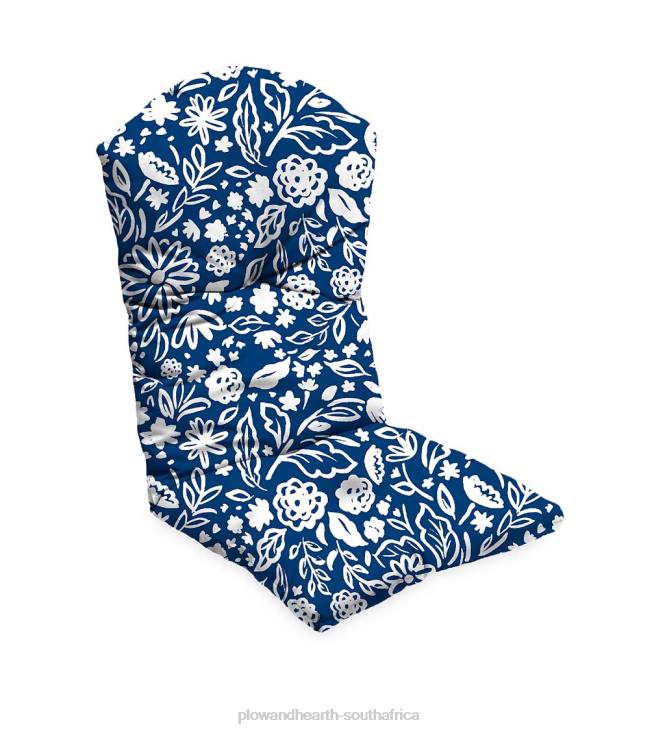 Houseware Plow & Hearth Classic Adirondack Chair Cushion, 20 1/2x 49x 2 1/2- Floral Sketch Blush NFLB1522