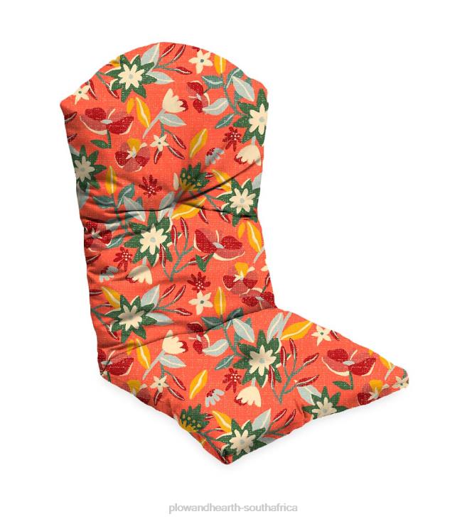 Houseware Plow & Hearth Classic Adirondack Chair Cushion, 20 1/2x 49x 2 1/2- Floral Sketch Blush NFLB1522