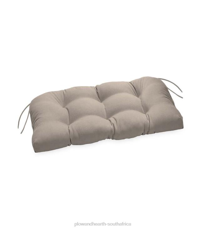 Houseware Plow & Hearth Classic Bench/Glider Cushion with Ties, 41x 20x 3- Country Geranium NFLB1498