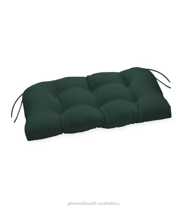 Houseware Plow & Hearth Classic Bench/Glider Cushion with Ties, 41x 20x 3- Country Geranium NFLB1498