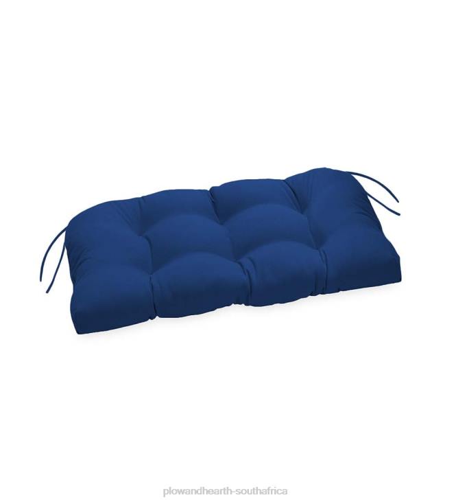 Houseware Plow & Hearth Classic Bench/Glider Cushion with Ties, 41x 20x 3- Country Geranium NFLB1498