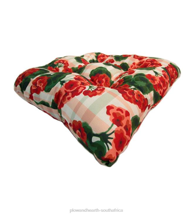Houseware Plow & Hearth Classic Round Chair Cushion, 18dia. x 3- Palermo Stripe NFLB1520