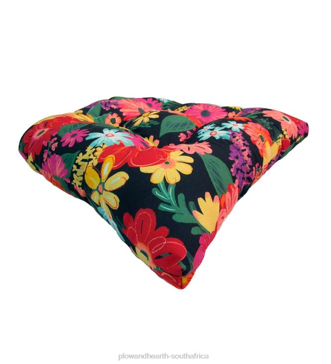 Houseware Plow & Hearth Classic Round Chair Cushion, 18dia. x 3- Palermo Stripe NFLB1520