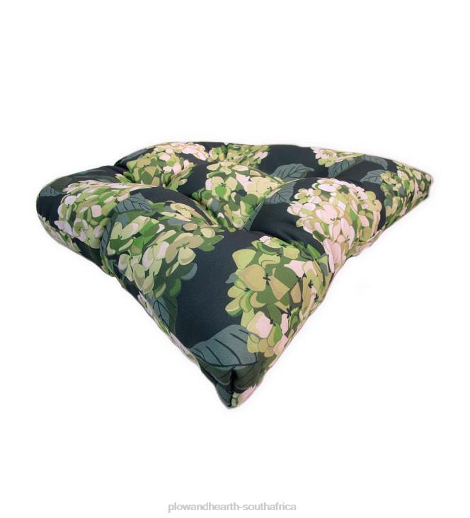 Houseware Plow & Hearth Classic Round Chair Cushion, 18dia. x 3- Palermo Stripe NFLB1520