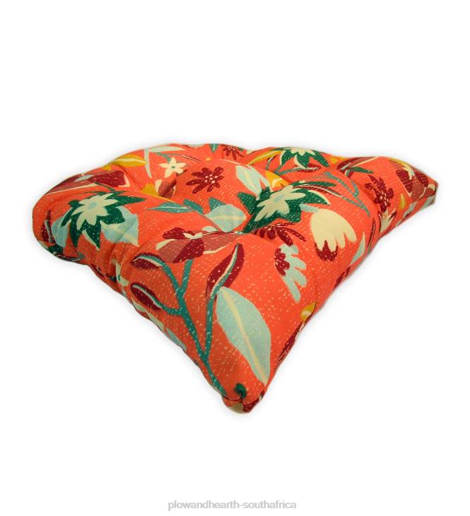 Houseware Plow & Hearth Classic Round Chair Cushion, 18dia. x 3- Palermo Stripe NFLB1520