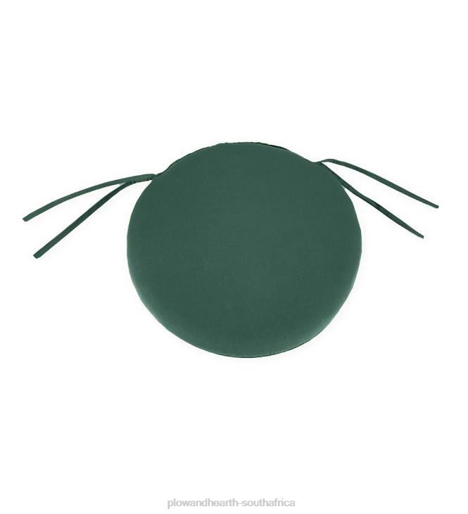 Houseware Plow & Hearth Classic Round Chair Cushion with Ties, 16dia. x 2- Petal Pushing NFLB1557