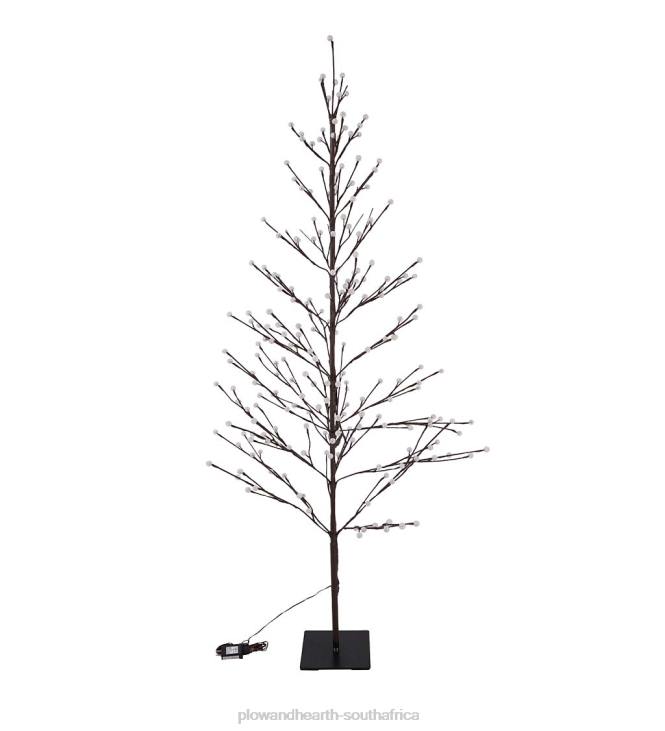 Houseware Plow & Hearth Indoor/Outdoor Electric Lighted Mini Globe Trees NFLB1489