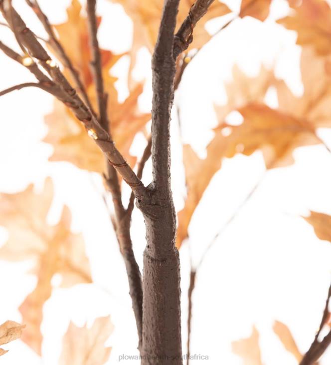 Houseware Plow & Hearth Indoor/Outdoor Electric Lighted Rust Oak Trees NFLB1586