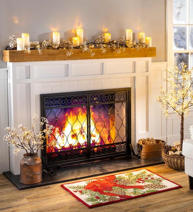 Houseware Plow & Hearth Indoor/Outdoor Lighted Baby's Breath Branches, Set of 2 NFLB1487
