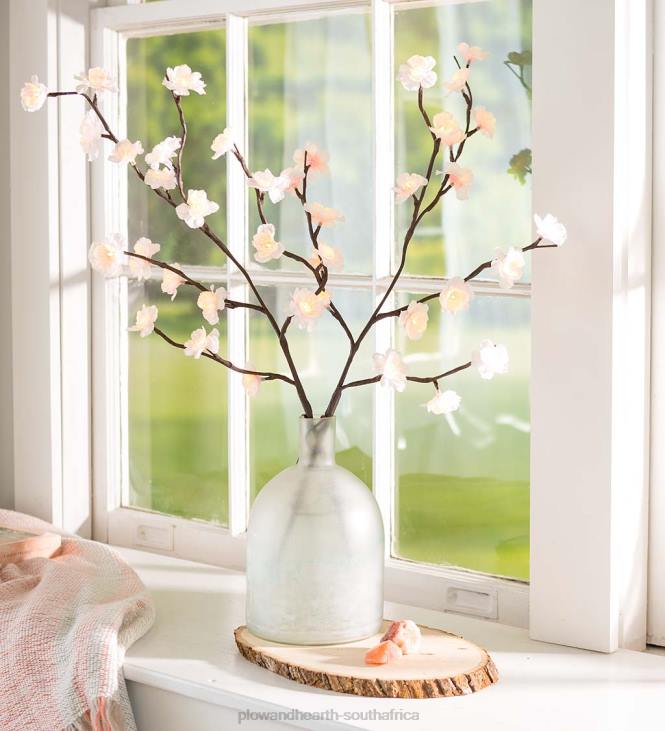 Houseware Plow & Hearth Indoor/Outdoor Lighted Cherry Tree Branches, Set of 2 NFLB1574