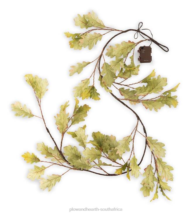 Houseware Plow & Hearth Indoor/Outdoor Lighted Moss Oak Garland NFLB1559