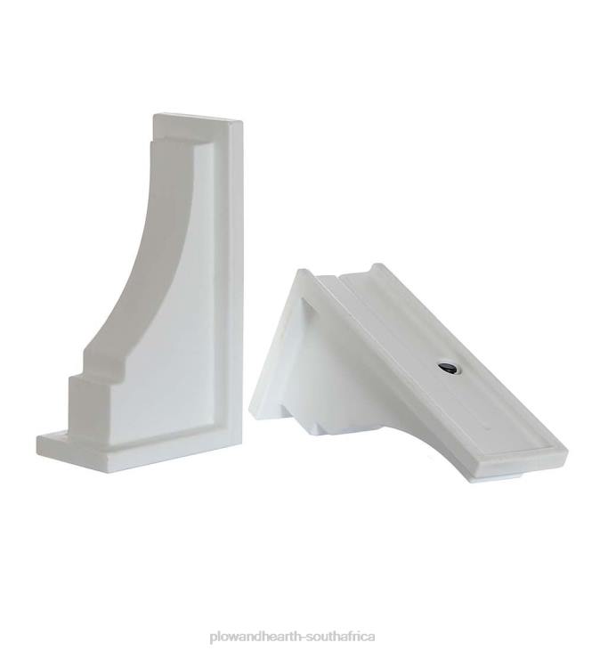 Houseware Plow & Hearth Lexington Window Box Corbels, Set of 2 - White NFLB1591