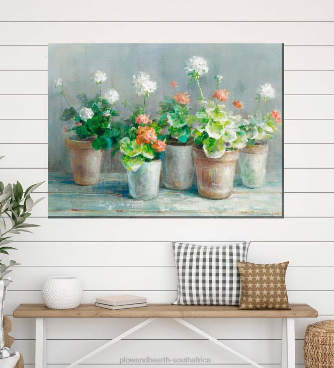 Houseware Plow & Hearth Pure & Simple Indoor/Outdoor Canvas Wall Art NFLB1549
