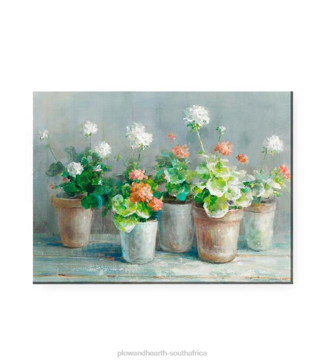 Houseware Plow & Hearth Pure & Simple Indoor/Outdoor Canvas Wall Art NFLB1549