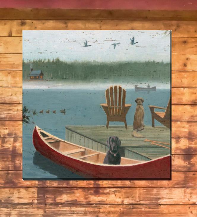 Houseware Plow & Hearth Ready To Go Indoor/Outdoor Canvas Wall Art NFLB1541