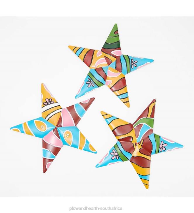 Houseware Plow & Hearth Talavera Stars Wall Art, Set of 3 NFLB1521