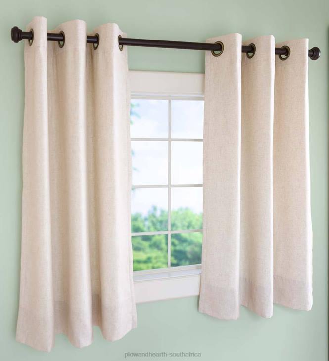 Houseware Plow & Hearth Insulated Short Curtain Panels, Grommet-Top, 40 W x 45 L - Denim Solid NFLB3157