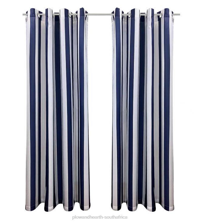 Houseware Plow & Hearth Seascape Striped Outdoor Curtains NFLB1471