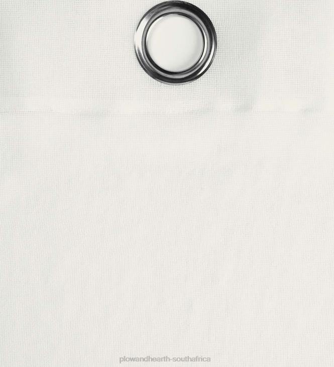 Houseware Plow & Hearth SunSpun Grommet Top Outdoor Curtain, 54 W x 96 L - Ivory NFLB3165