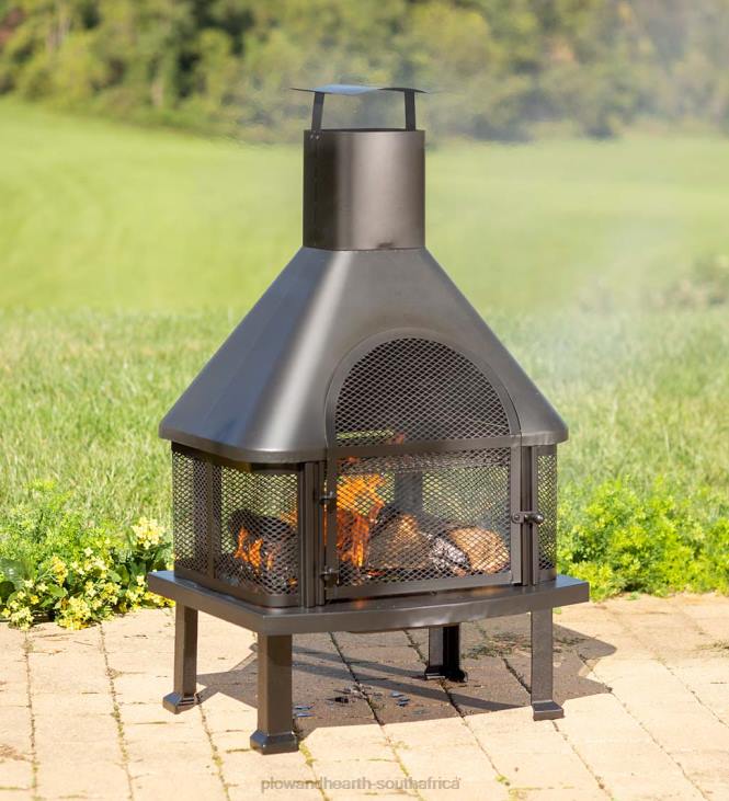 Houseware Plow & Hearth Black Outdoor Firehouse NFLB1602
