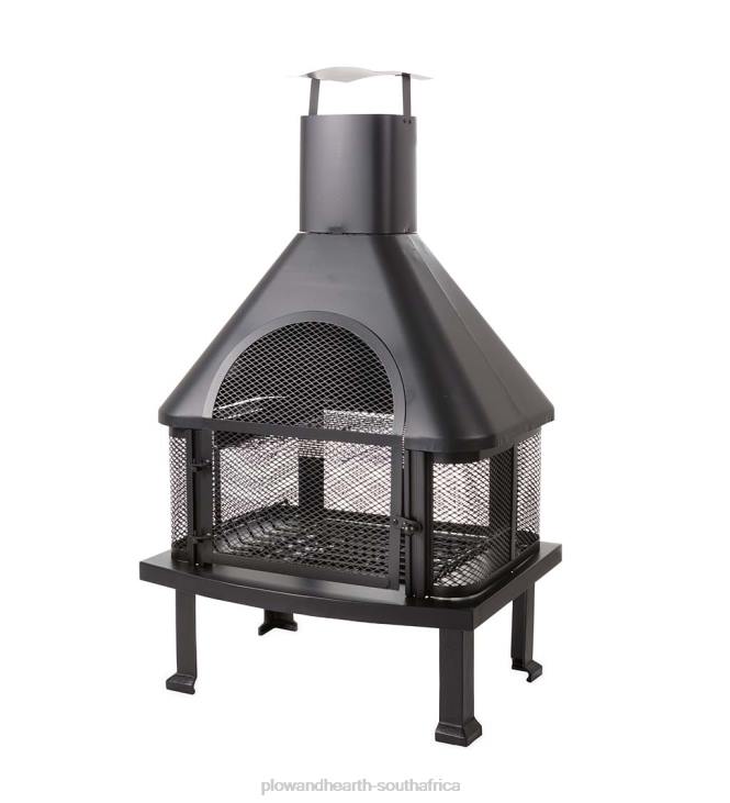 Houseware Plow & Hearth Black Outdoor Firehouse NFLB1602