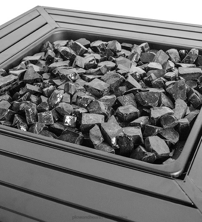 Houseware Plow & Hearth Gilbert Outdoor LP Gas Fire Pit with Steel Mantel NFLB1625