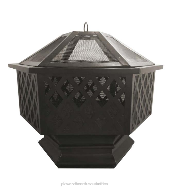 Houseware Plow & Hearth Hexagon Wood-Burning Fire Pit NFLB1608