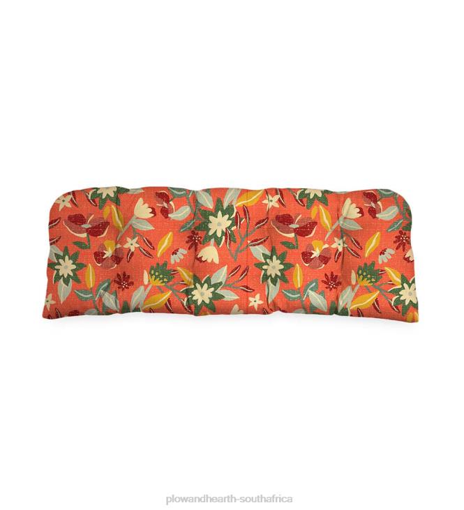 Houseware Plow & Hearth Classic Rounded Swing/Bench Cushion, 41 3/4x 18 3/4x 3- Tranquil Blue NFLB3128