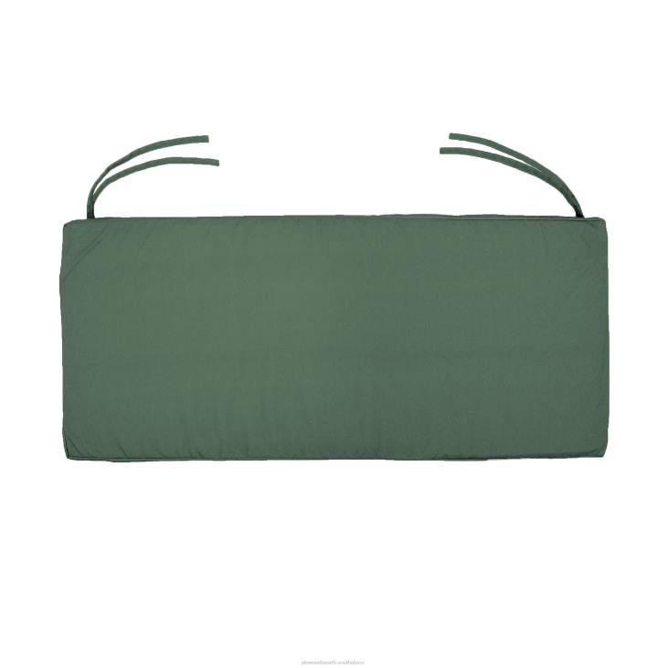 Houseware Plow & Hearth Classic Swing/Bench Cushion with Ties, 59x 16x 3- Blue Sky Hydrangea NFLB1200