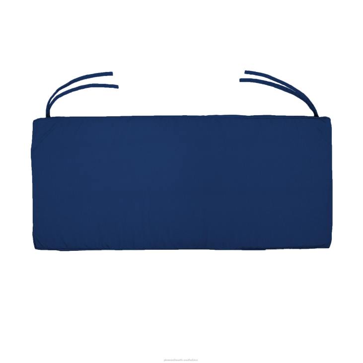 Houseware Plow & Hearth Classic Swing/Bench Cushion with Ties, 59x 16x 3- Blue Sky Hydrangea NFLB1200