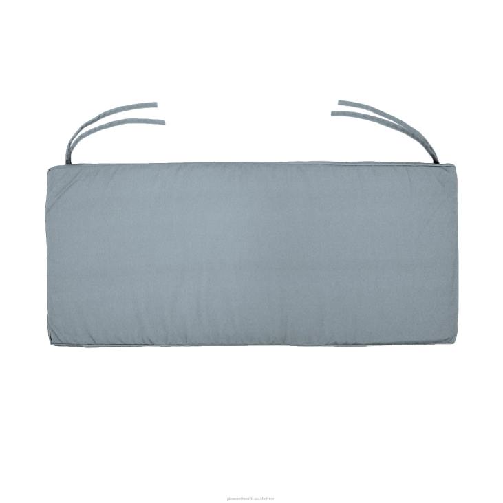 Houseware Plow & Hearth Classic Swing/Bench Cushion with Ties, 59x 16x 3- Blue Sky Hydrangea NFLB1200