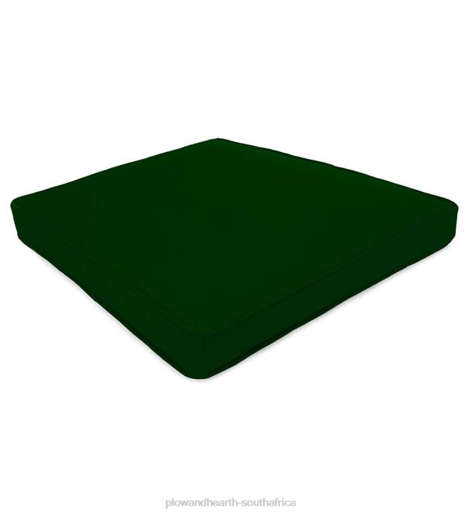 Houseware Plow & Hearth Deluxe Polyester Chair/Rocker Seat Cushion, Prospect Hill - Barn Red NFLB1203