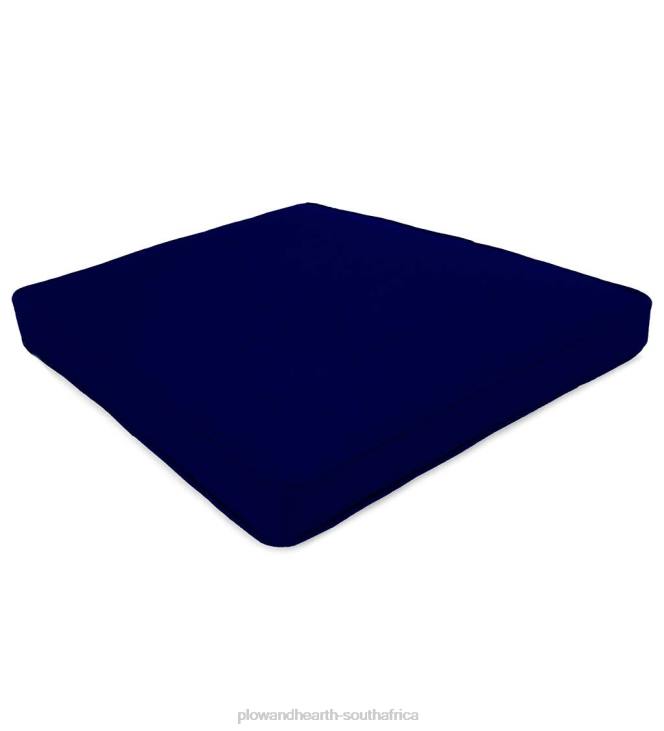 Houseware Plow & Hearth Deluxe Polyester Chair/Rocker Seat Cushion, Prospect Hill - Barn Red NFLB1203