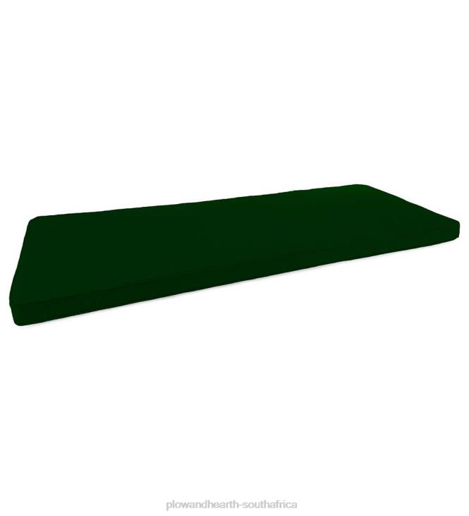 Houseware Plow & Hearth Deluxe Polyester Love Seat Glider/Settee Cushion, Prospect Hill - Forest Green NFLB1196